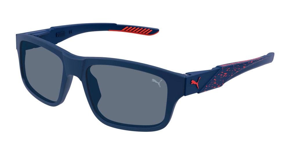 Puma PU0396S-001 56 Sunglass RECYCLED INJ